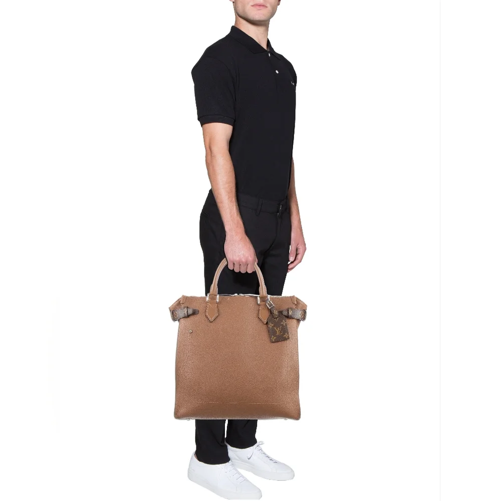 MSRP$4500 Rare! NEW Louis Vuitton North South Tote Taurillon Leather Monogram - Picture 6 of 16